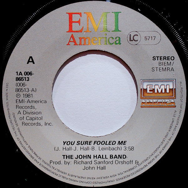 The John Hall Band - You Sure Fooled Me (7