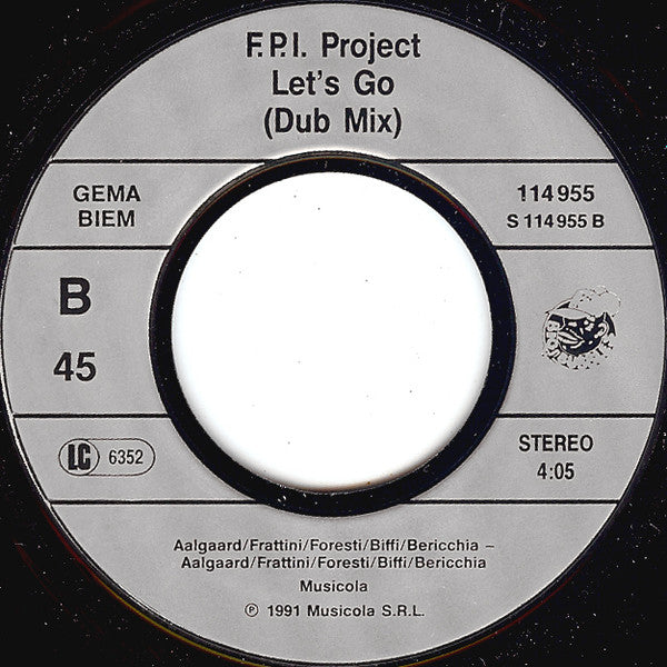 F.P.I. Project* : Let's Go (7", Single)