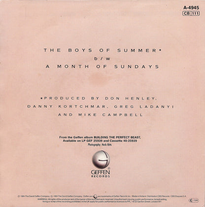 Don Henley : The Boys Of Summer (7", Single)