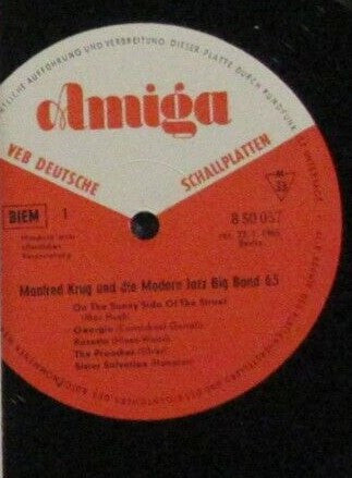 Manfred Krug, Modern Jazz Big Band 65 : Manfred Krug Und Die Modern Jazz Big Band 65 (LP, Mono, RP)