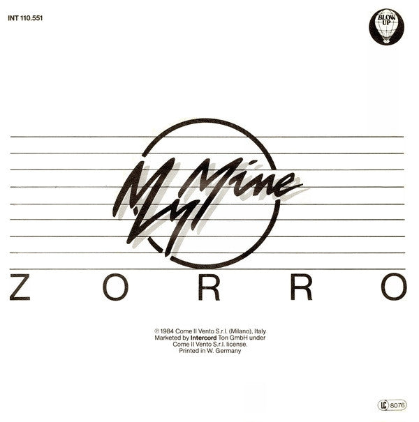 My Mine : Zorro (7", Single, Red)