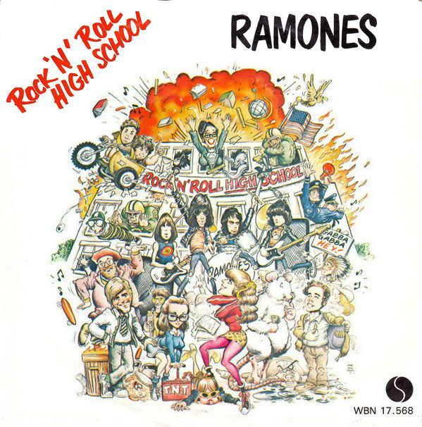 Ramones : Rock 'N' Roll High School (7", Single)