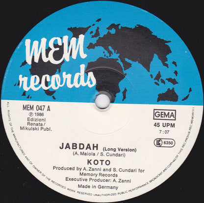 Koto : Jabdah (12", Maxi)