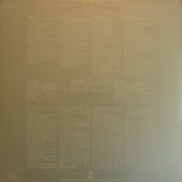 Gong : Live Etc. (2xLP, Album)