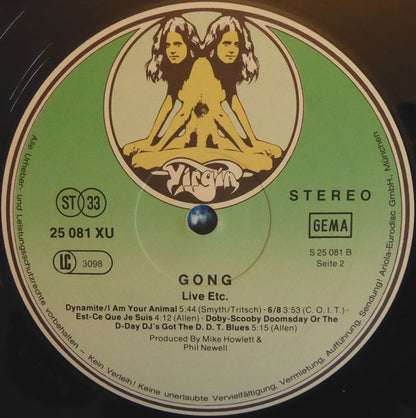 Gong : Live Etc. (2xLP, Album)