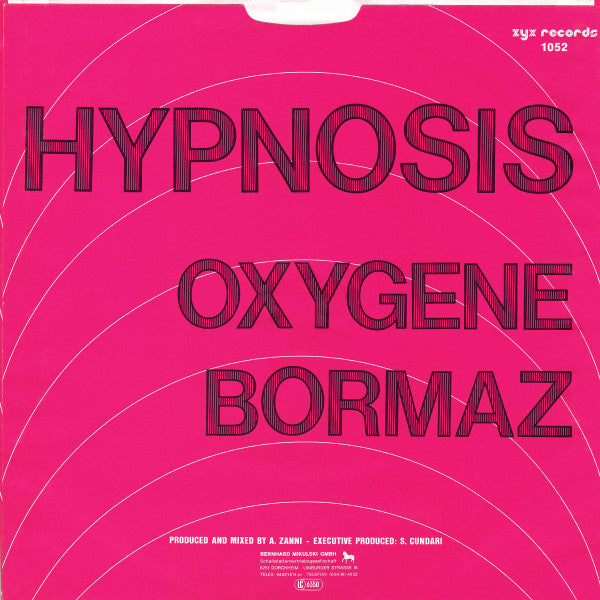 Hypnosis* : Oxygene / Bormaz (7", Single)