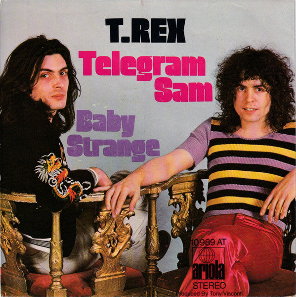 T. Rex : Telegram Sam / Baby Strange (7", Single)