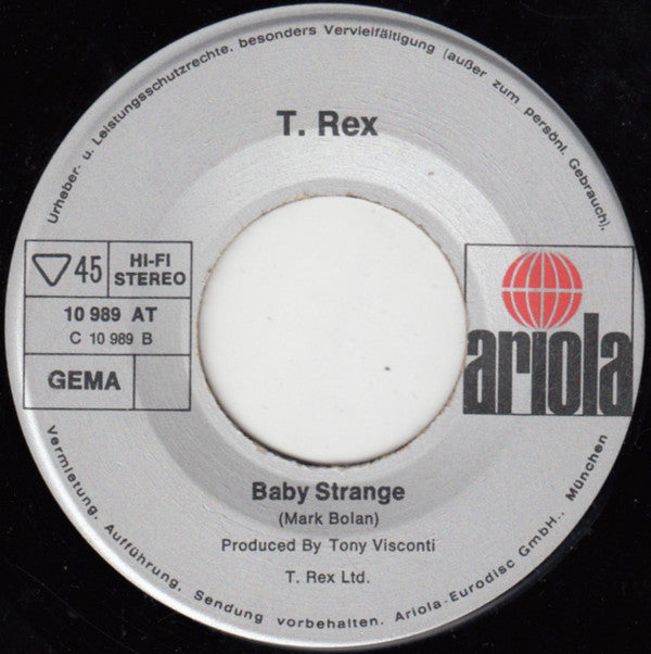 T. Rex : Telegram Sam / Baby Strange (7", Single)