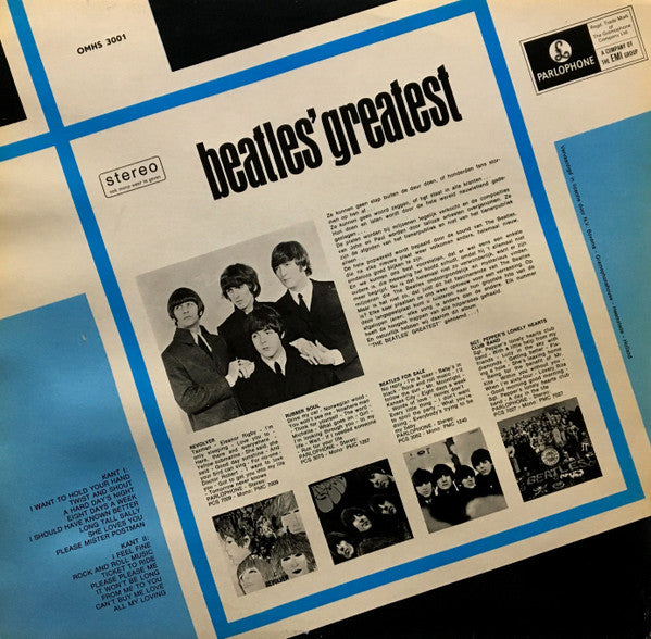 The Beatles : Beatles' Greatest (LP, Comp, RP)