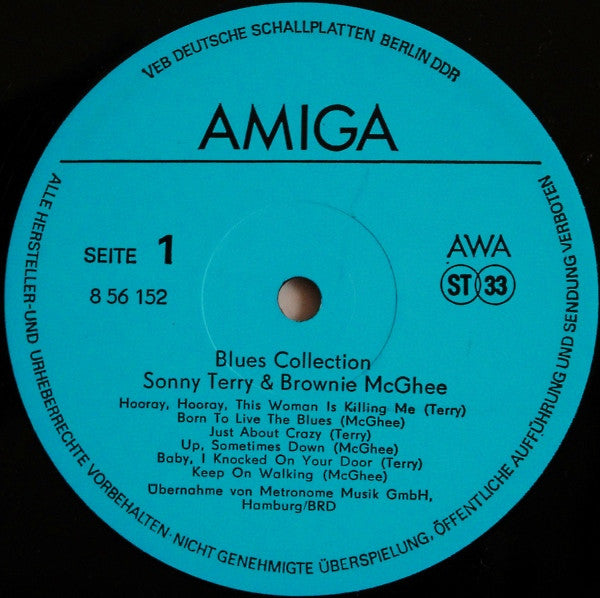 Sonny Terry & Brownie McGhee : Sonny Terry & Brownie McGhee (LP, Album, RE)