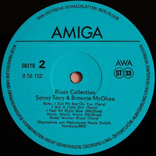 Sonny Terry & Brownie McGhee : Sonny Terry & Brownie McGhee (LP, Album, RE)