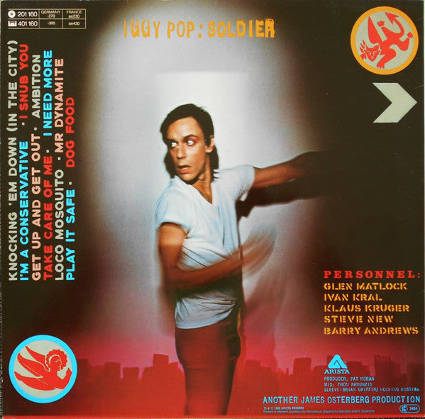 Iggy Pop : Soldier (LP, Album)