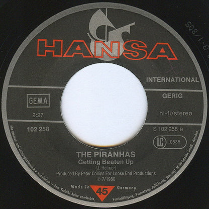 The Piranhas : Tom Hark (7", Single)