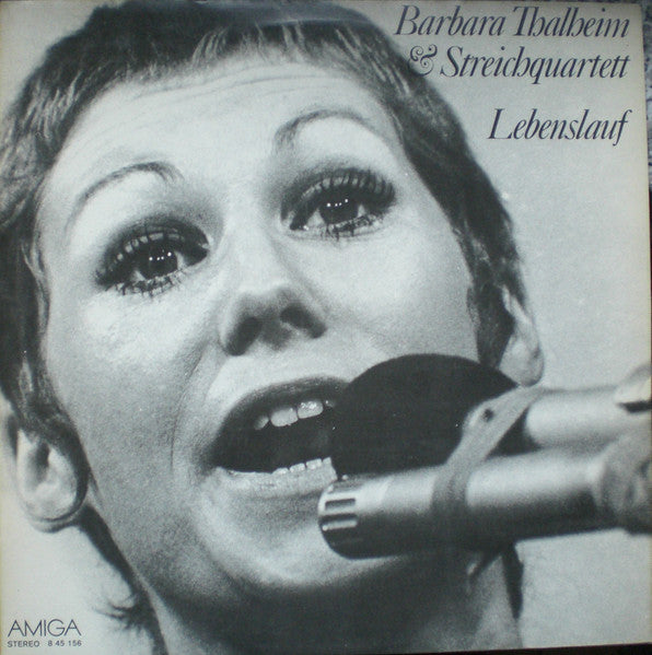 Barbara Thalheim & Streichquartett* : Lebenslauf (LP, Album, Red)