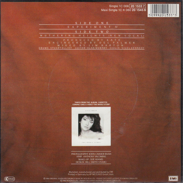 Kate Bush : Experiment IV (7", Single)