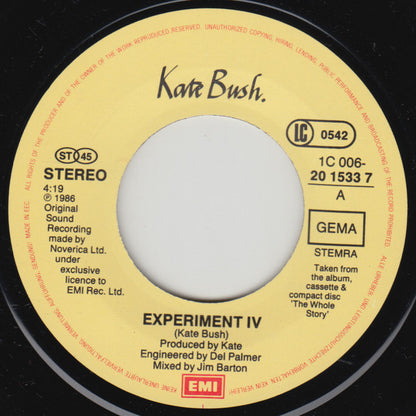 Kate Bush : Experiment IV (7", Single)