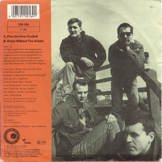 The Housemartins : Five Get Over Excited (7", Single)