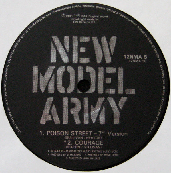 New Model Army : Poison Street (2x12", Single)