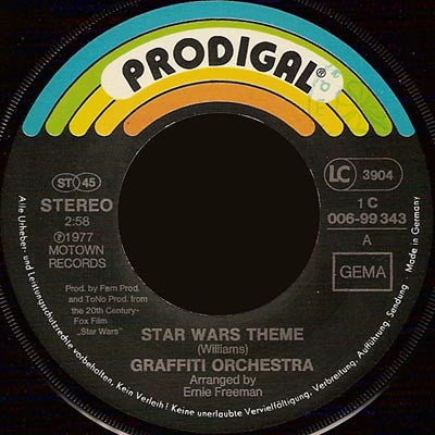 Graffiti Orchestra : Star Wars Theme (7", Single)