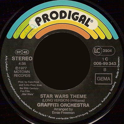 Graffiti Orchestra : Star Wars Theme (7", Single)