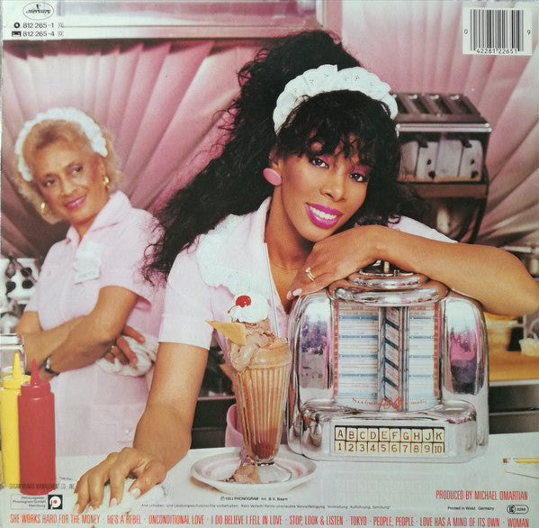 Donna Summer : She Works Hard For The Money (LP, Album)