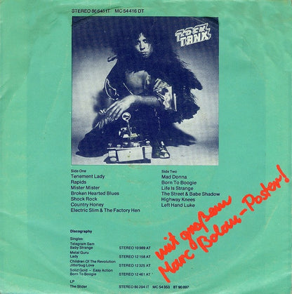 T. Rex : 20th Century Boy / Free Angel (7", Single)