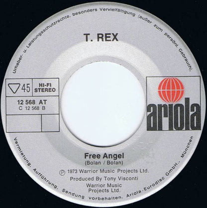 T. Rex : 20th Century Boy / Free Angel (7", Single)