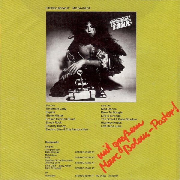 T.Rex* : The Groover / Midnight (7", Single)