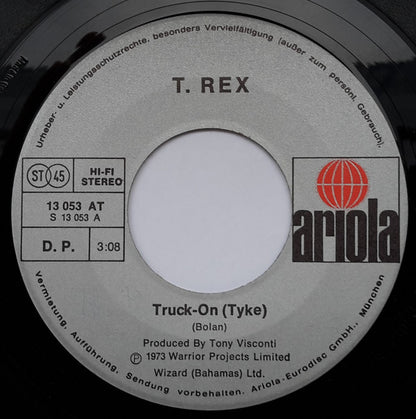 T. Rex : Truck-On »Tyke« / Sitting Here (7", Single)