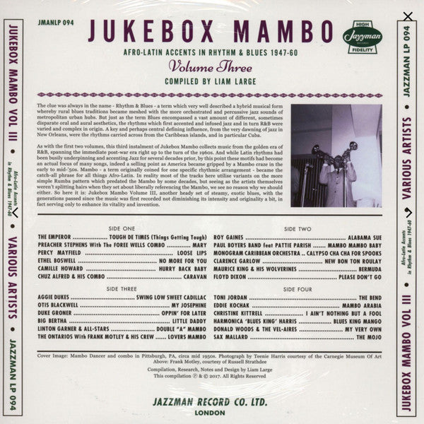 Various : Jukebox Mambo Vol. III (2xLP, Comp)