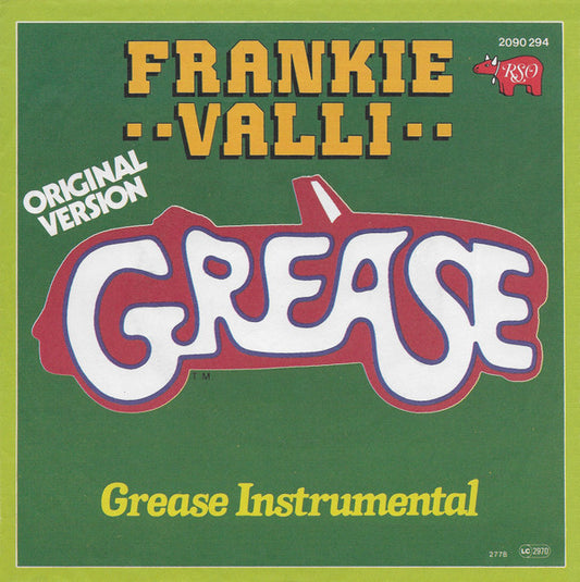 Frankie Valli : Grease (7", Single)