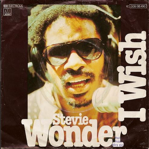 Stevie Wonder : I Wish (7", Single)