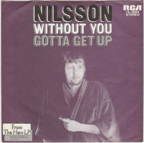 Harry Nilsson : Without You (7", Single)