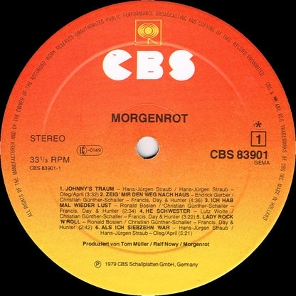 Morgenrot : Morgenrot (LP, Album)