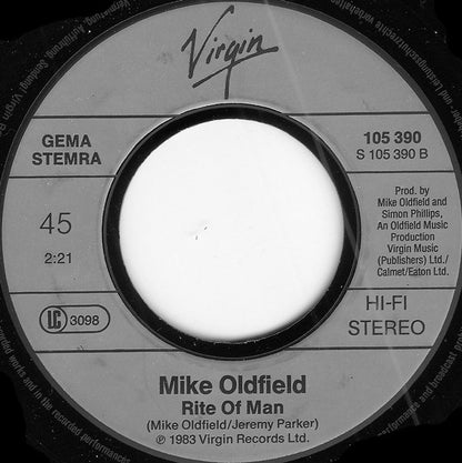 Mike Oldfield : Moonlight Shadow (7", Single)