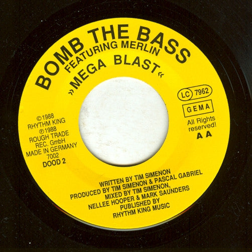 Bomb The Bass : Don't Make Me Wait / Megablast (7", Single)