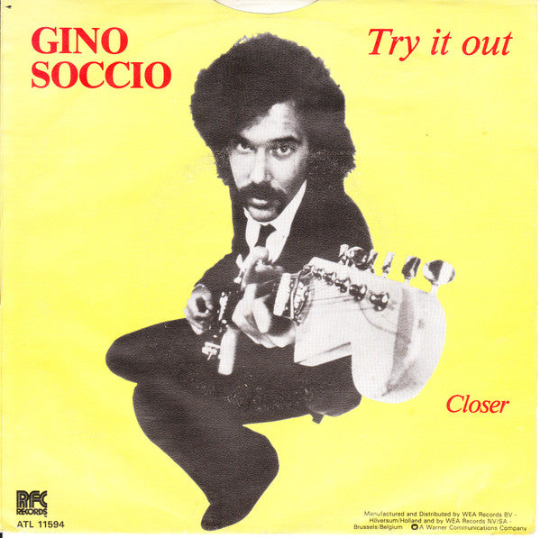 Gino Soccio : Try It Out (7", Single)