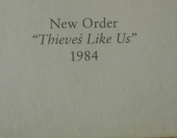 New Order : Thieves Like Us (12", Single)