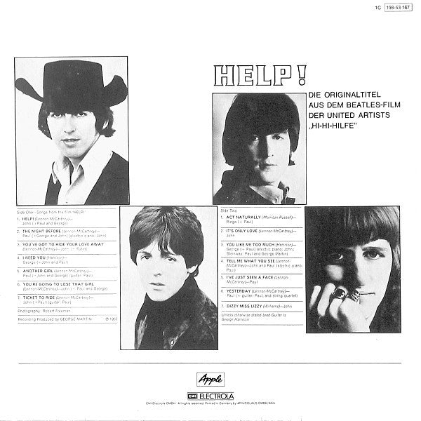 The Beatles : Help! (LP, Album, RE, RP)