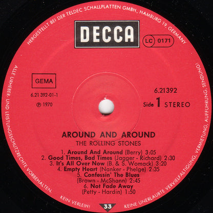 The Rolling Stones : Around And Around (LP, Album, RE)