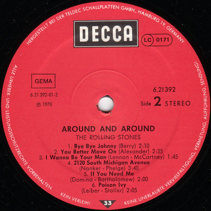 The Rolling Stones : Around And Around (LP, Album, RE)