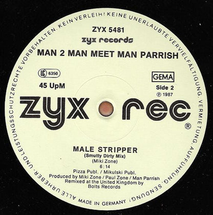 Man 2 Man Meet Man Parrish : Male Stripper (12", Maxi)