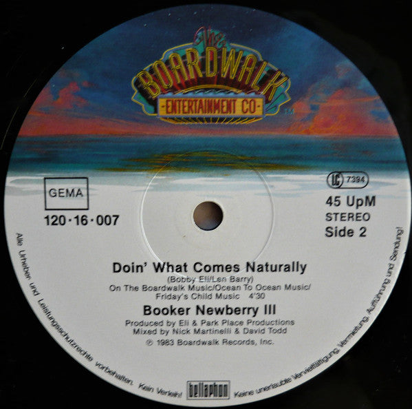 Booker Newberry III : Love Town (Special Remix) (12", Single, Pic)