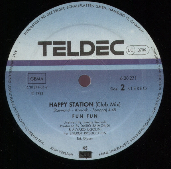 Fun Fun : Happy Station (Scratch Version) (12", Maxi)