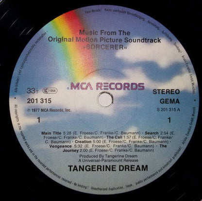 Tangerine Dream : Sorcerer (LP, Album, RE)