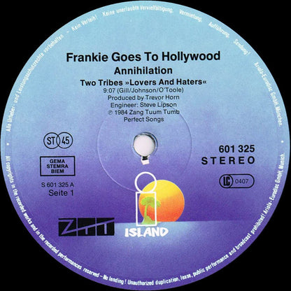 Frankie Goes To Hollywood : Two Tribes (12", Maxi)