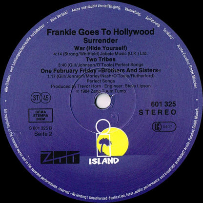 Frankie Goes To Hollywood : Two Tribes (12", Maxi)