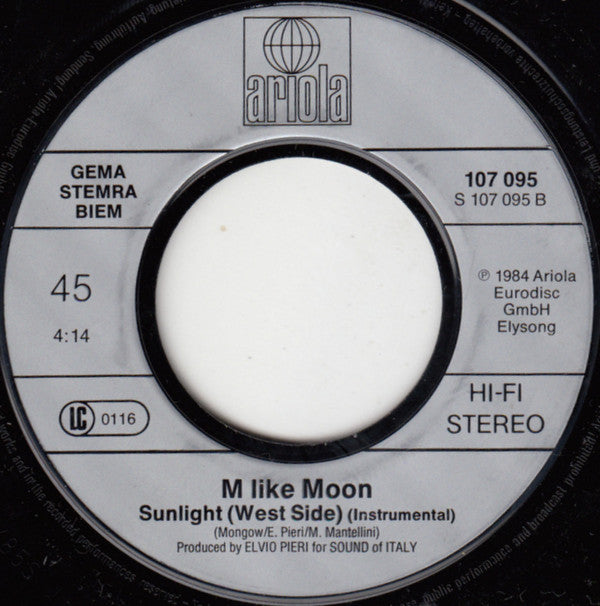 M Like Moon : Sunlight (7", Single)