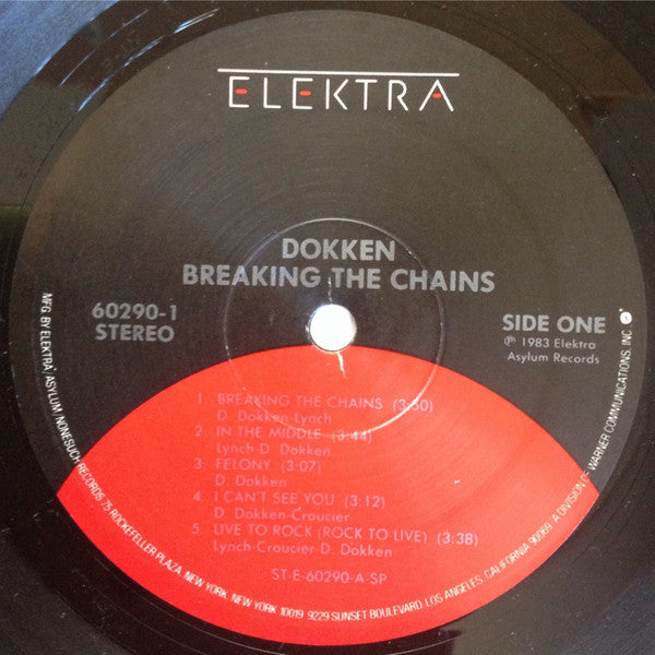 Dokken : Breaking The Chains (LP, Album, SP,)