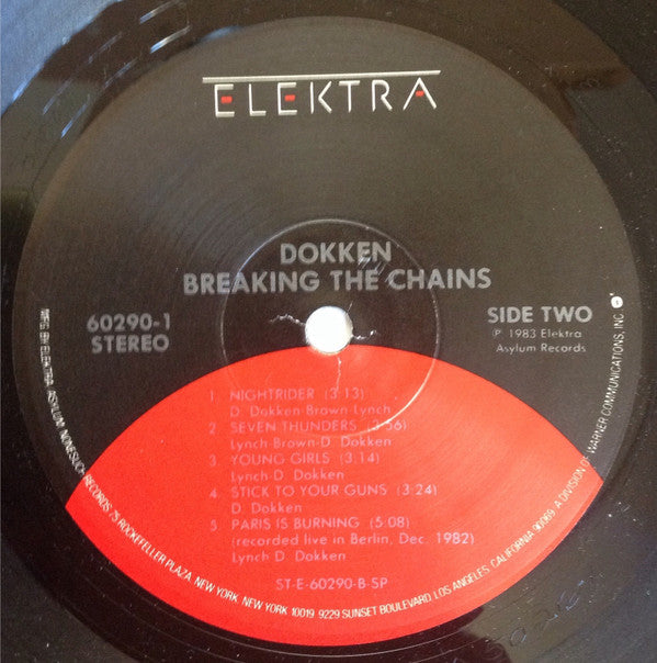 Dokken : Breaking The Chains (LP, Album, SP,)